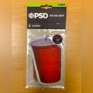 Psd beer pong red cup air fresheners